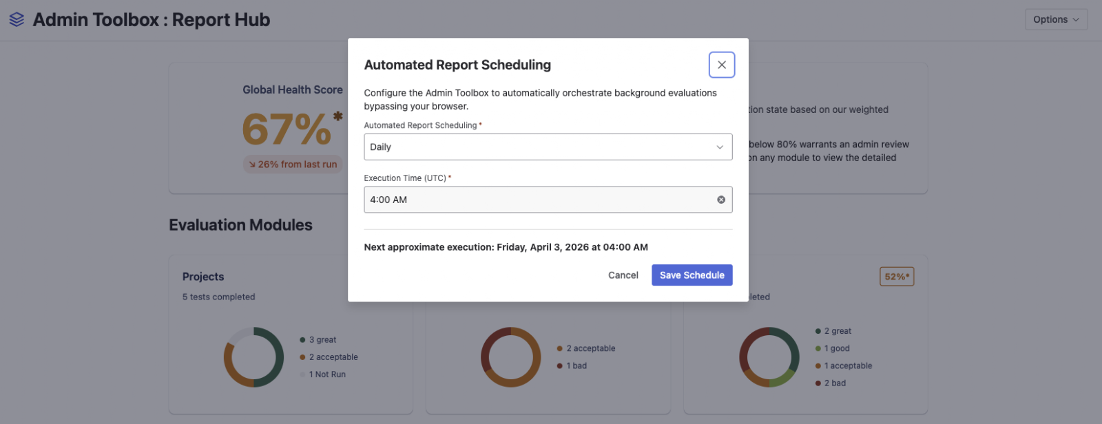 Automated Report Scheduling